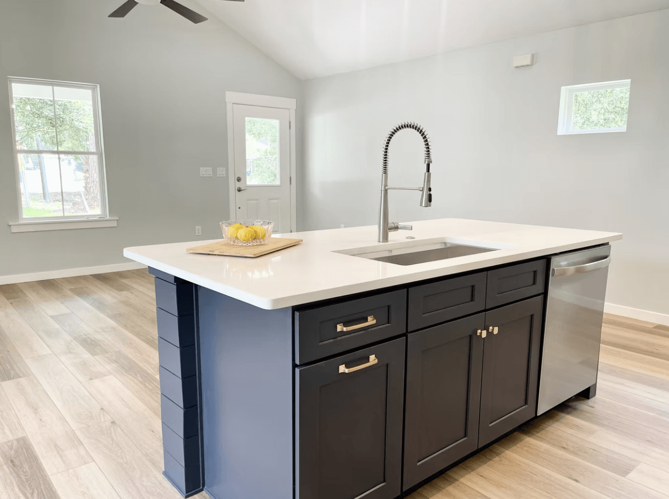 Cyber Gray Modern Kitchen Remodel